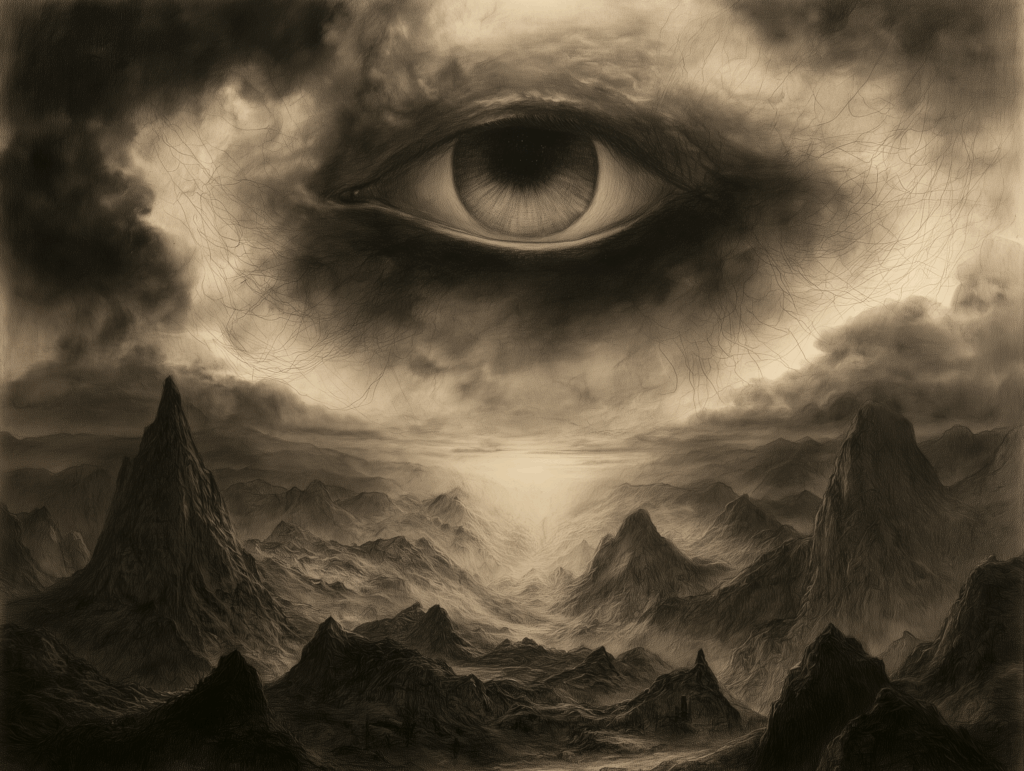 Charcoal artwork by Rouzbeh Rashidi