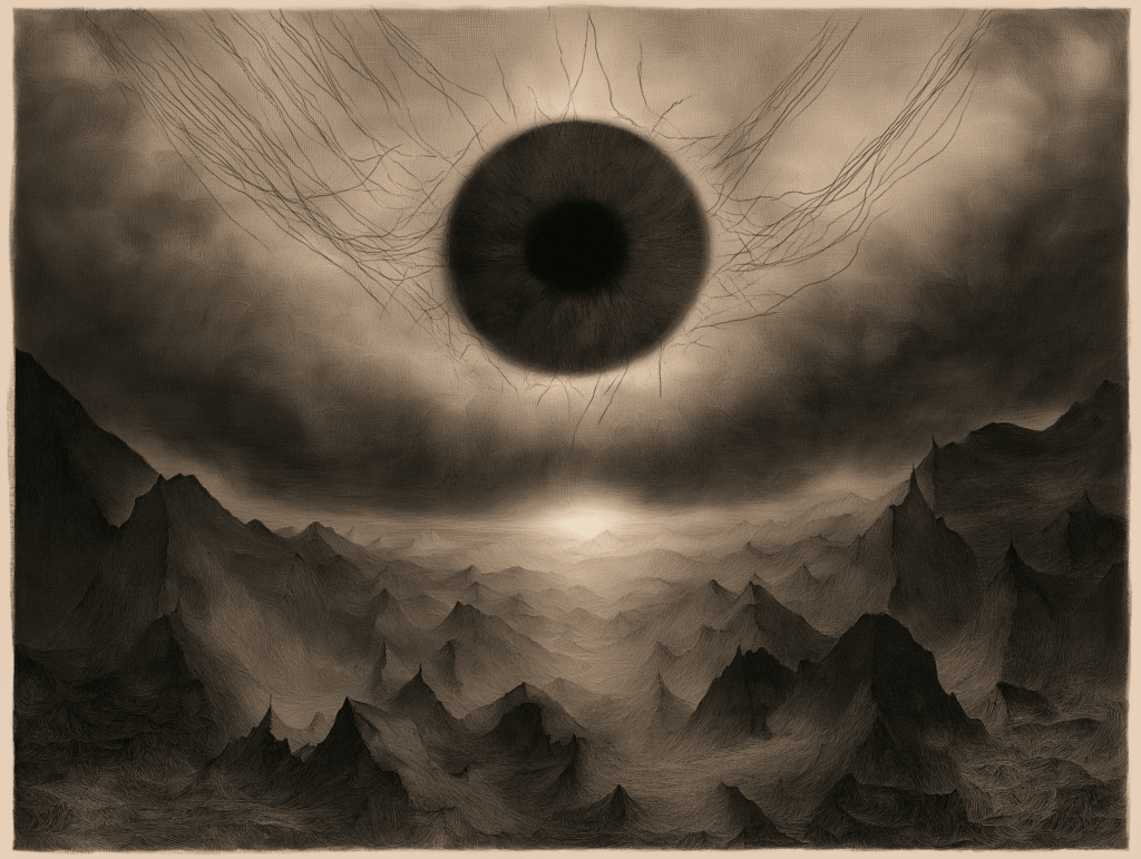 Charcoal artwork by Rouzbeh Rashidi