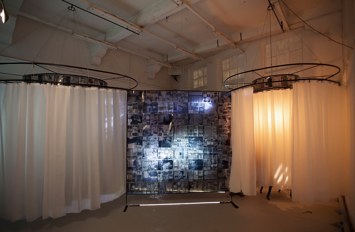 Installation view of Spoor by Natasha Bourke, 2015